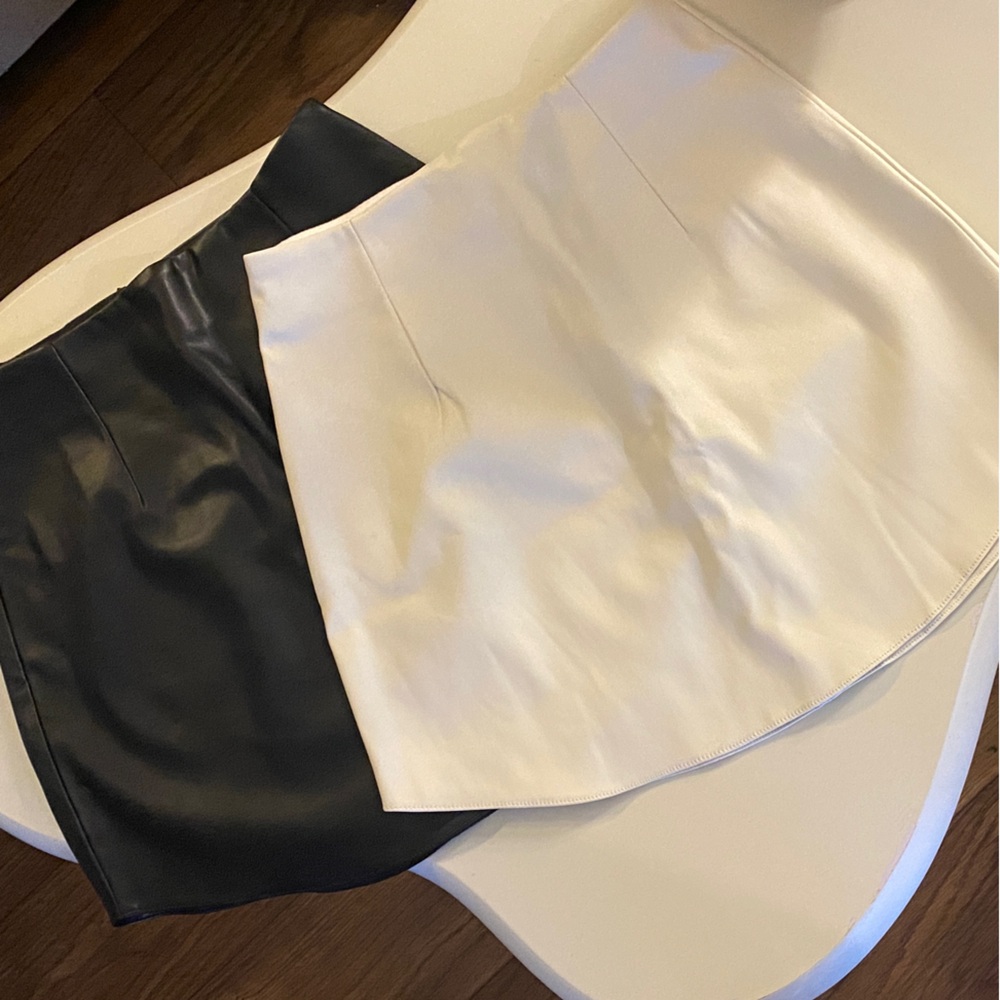 ASOS Black and Cream Skirt Set- size 4- 25”waist